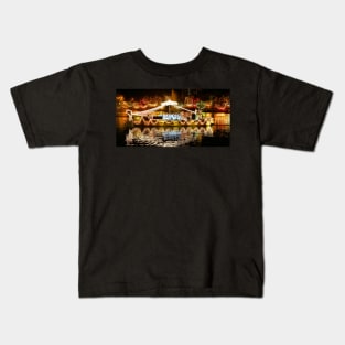 Festival Boat with Lights Kids T-Shirt